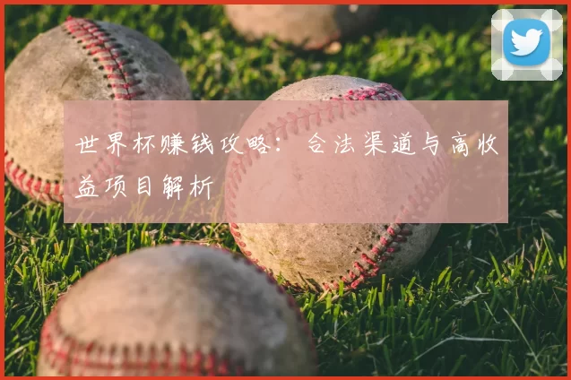 世界杯赚钱攻略：合法渠道与高收益项目解析