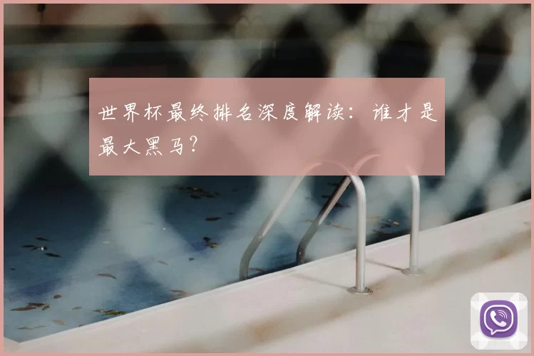 世界杯最终排名深度解读：谁才是最大黑马？