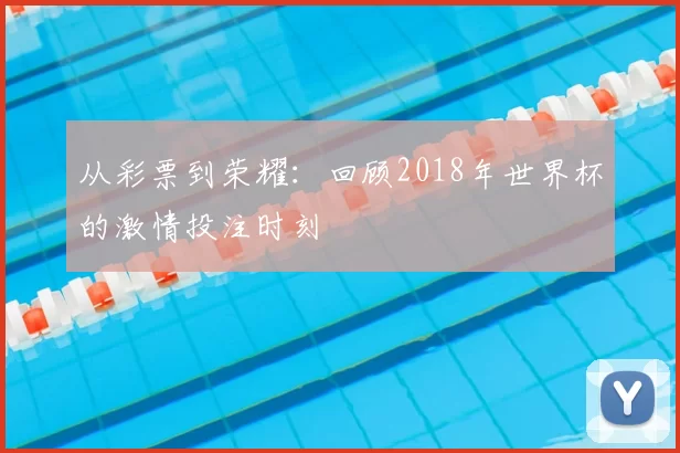 从彩票到荣耀：回顾2018年世界杯的激情投注时刻